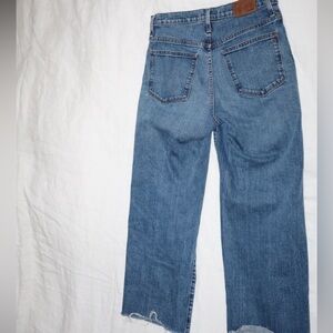 Madewell slim side leg crop jean size 27